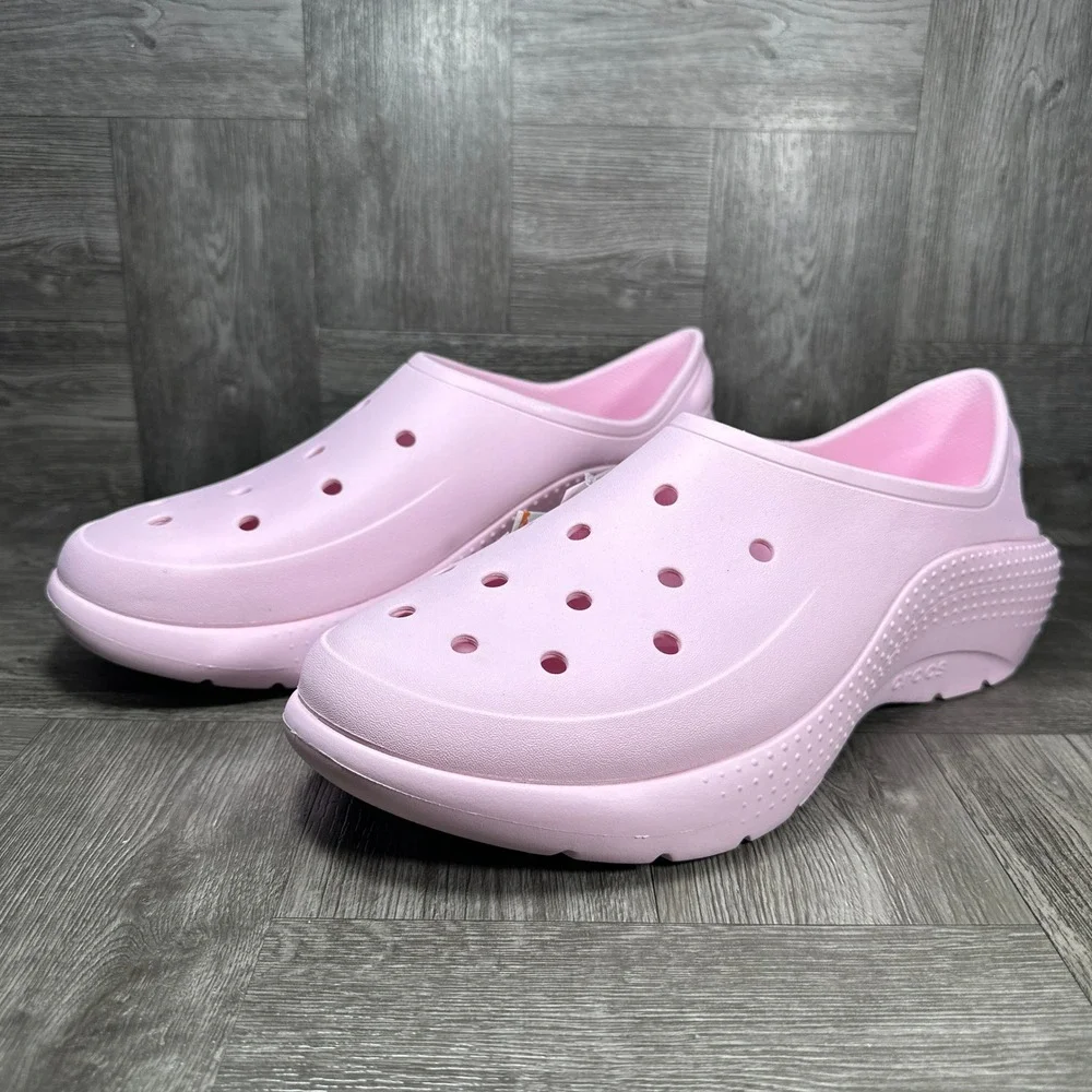 Crocs Dylan Clog Mens 11 Pink Brand New Slip On Comfort Mules NEW